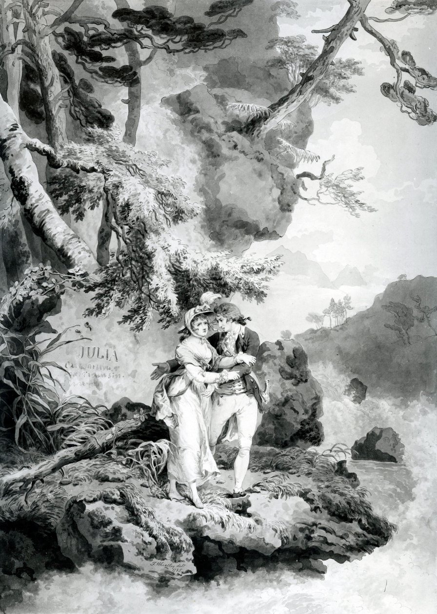 St Preux and Julia by Francis Wheatley