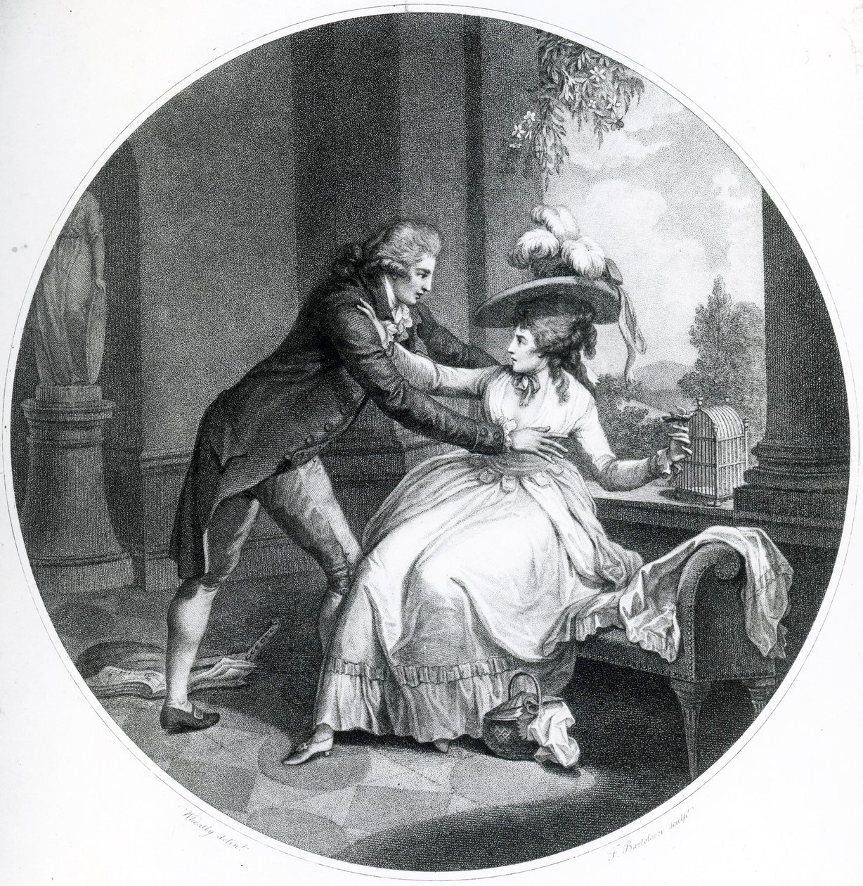 The Gold Finch, 1789 by Francis Wheatley