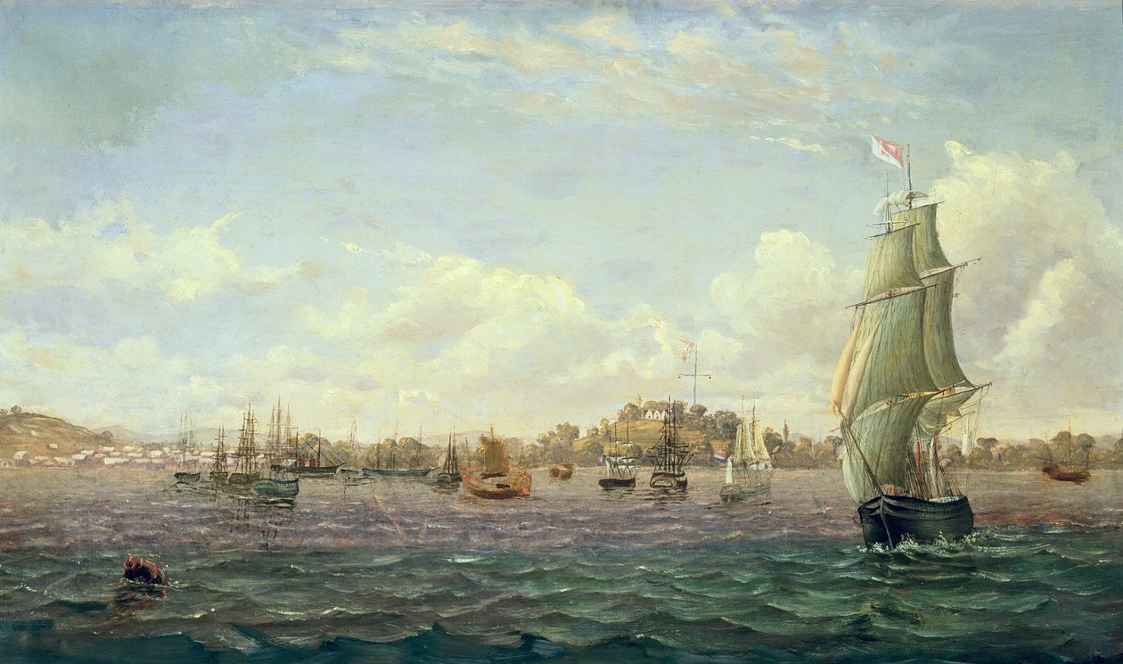 View of Singapore by Francis A. Moreland