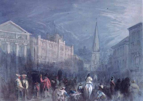 View of Broad Street, Bristol by Francis Abel William Taylor Armstrong