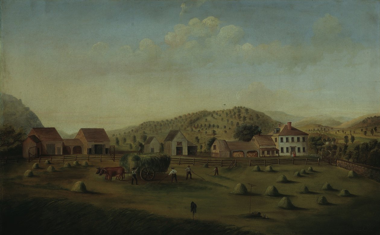 Leete Farm, West Claremont, New Hampshire by Francis Alexander