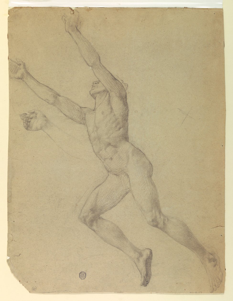 Figure Study for Diana and Her Attendants among the Constellations by Francis Augustus Lathrop
