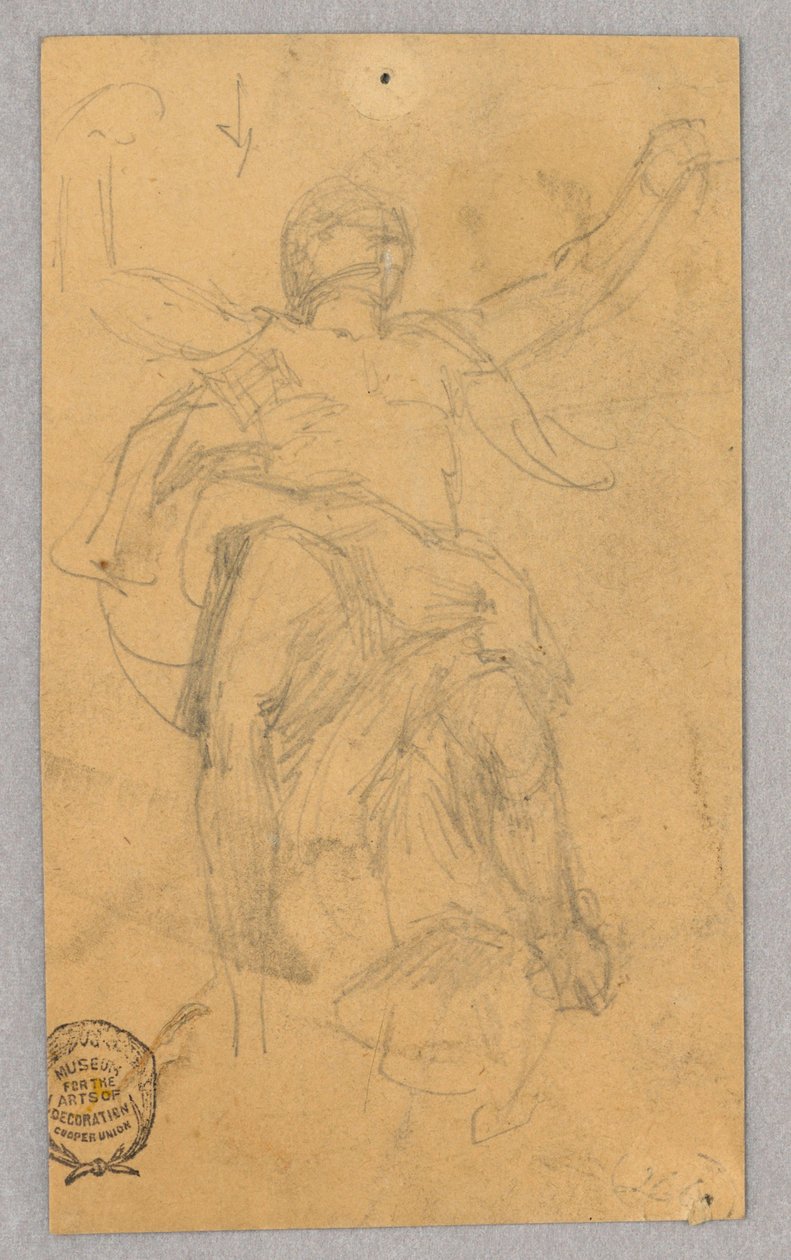 Figure Study for Mural by Francis Augustus Lathrop