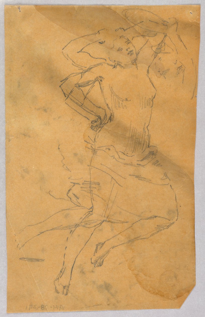Sketch of a Female Figure by Francis Augustus Lathrop
