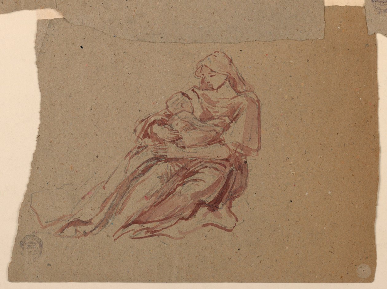 Study for "Charity" (St. Bartholomew