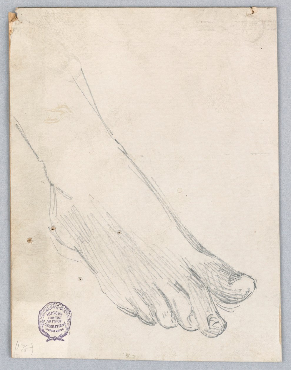 Study of Right Foot by Francis Augustus Lathrop