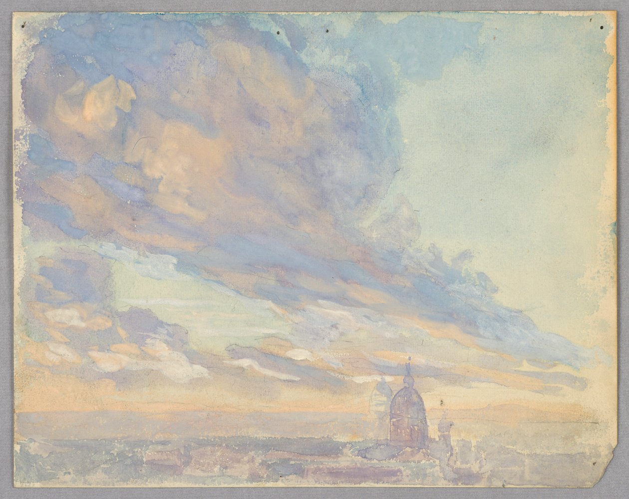 Study of Clouds, Rome, Italy by Francis Augustus Lathrop
