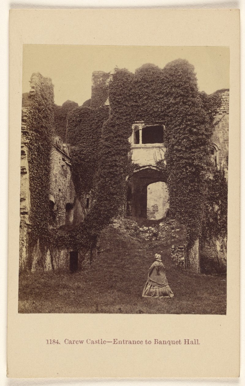 Carew Castle - Entrance to Banquet Hall by Francis Bedford