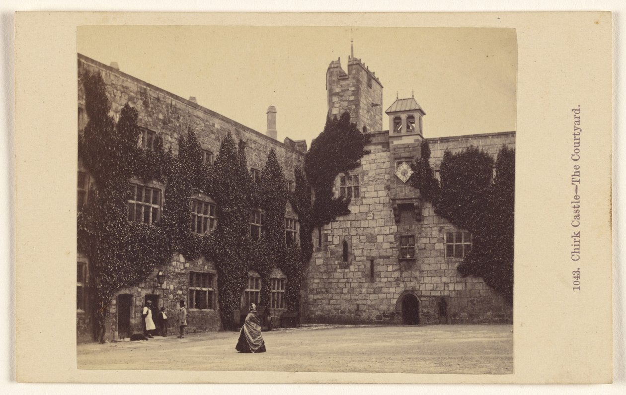 Chirk Castle - The Courtyard by Francis Bedford