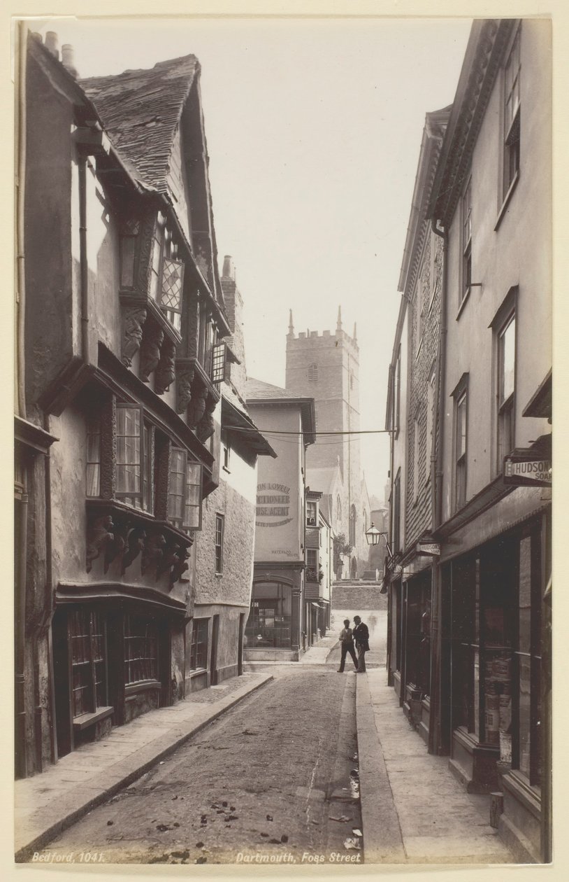 Dartmouth, Foss Street, 1860 by Francis Bedford