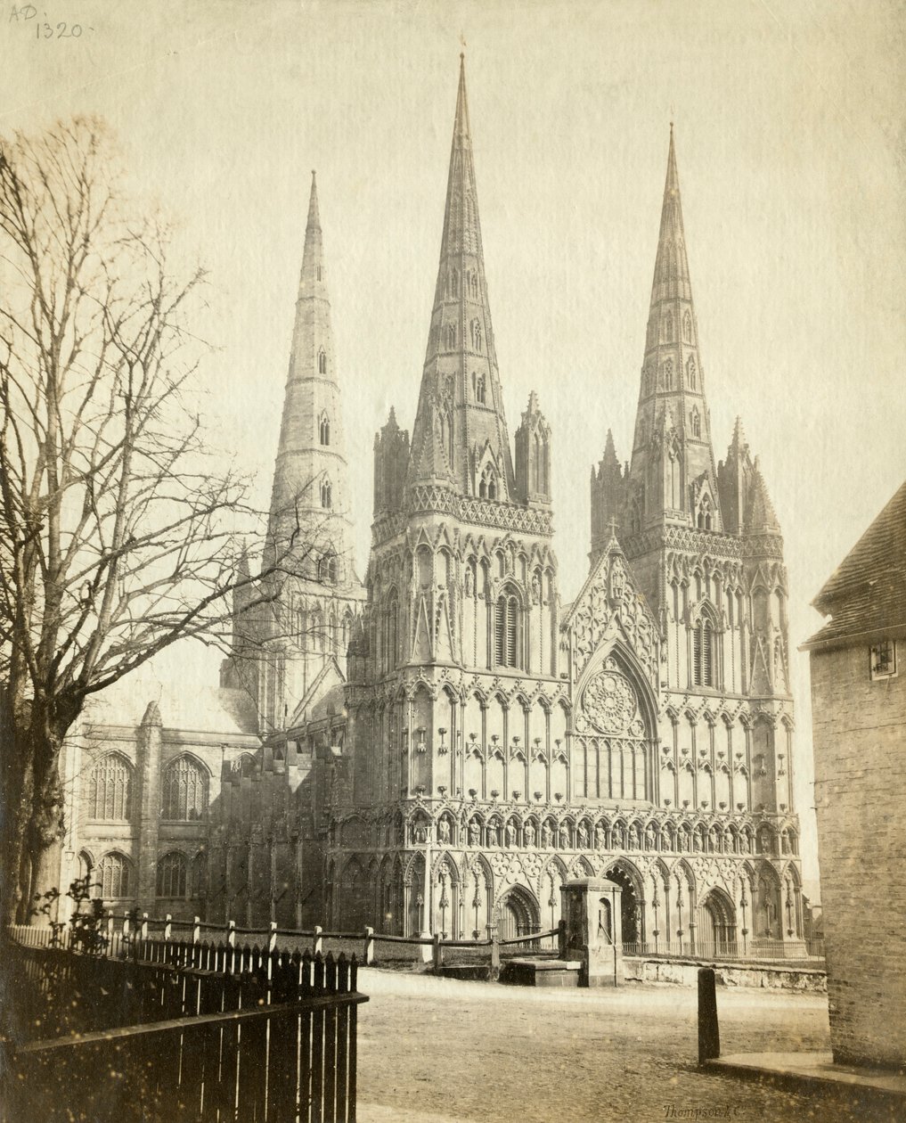 Lichfield Cathedral, Staffordshire by Francis Bedford