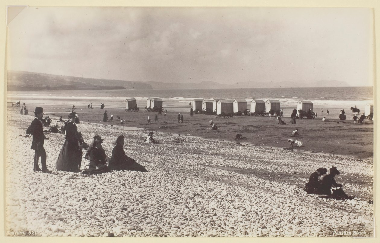 Pensarn Beach, 1860-94 by Francis Bedford