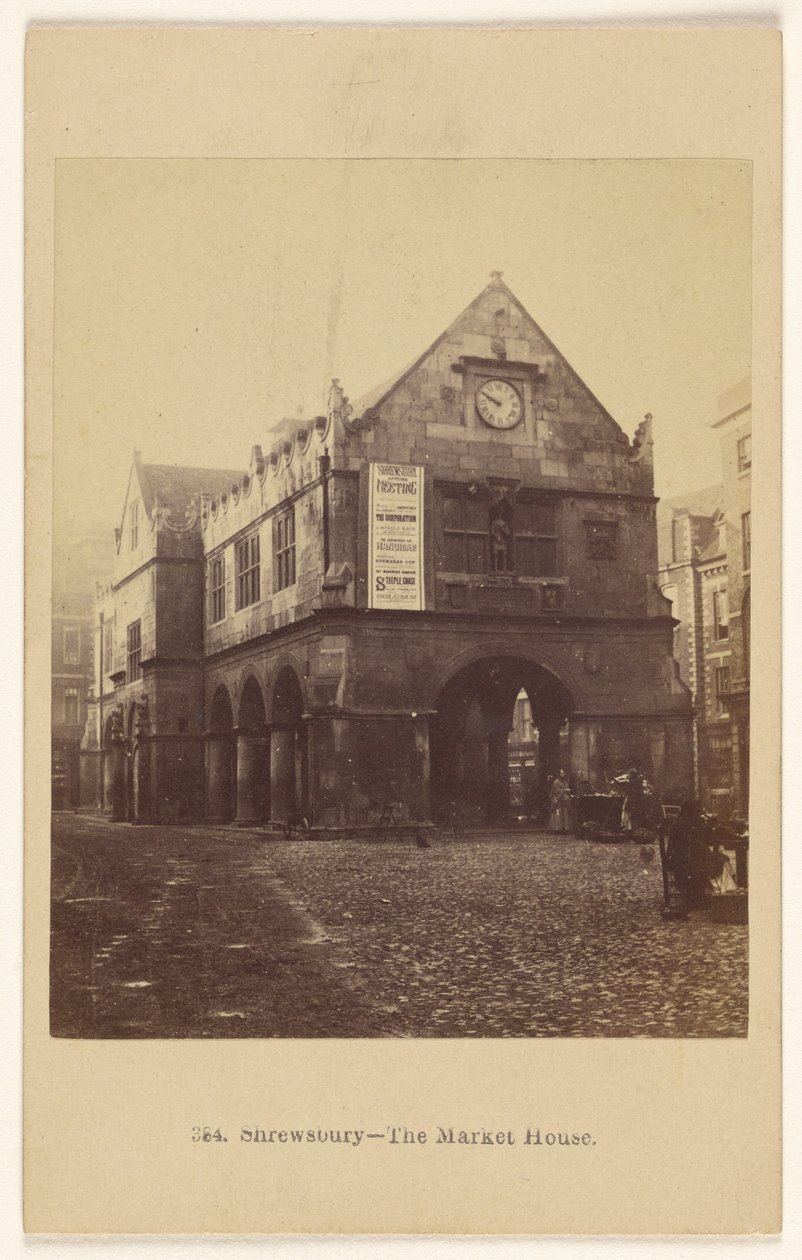Shrewsbury - The Market House by Francis Bedford