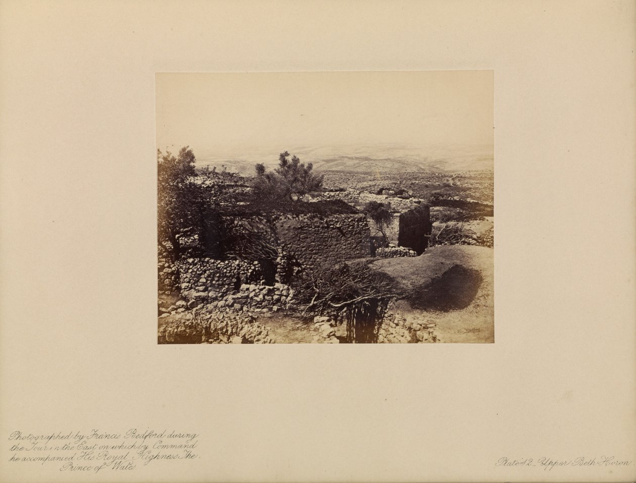 Upper Beth-Horon by Francis Bedford