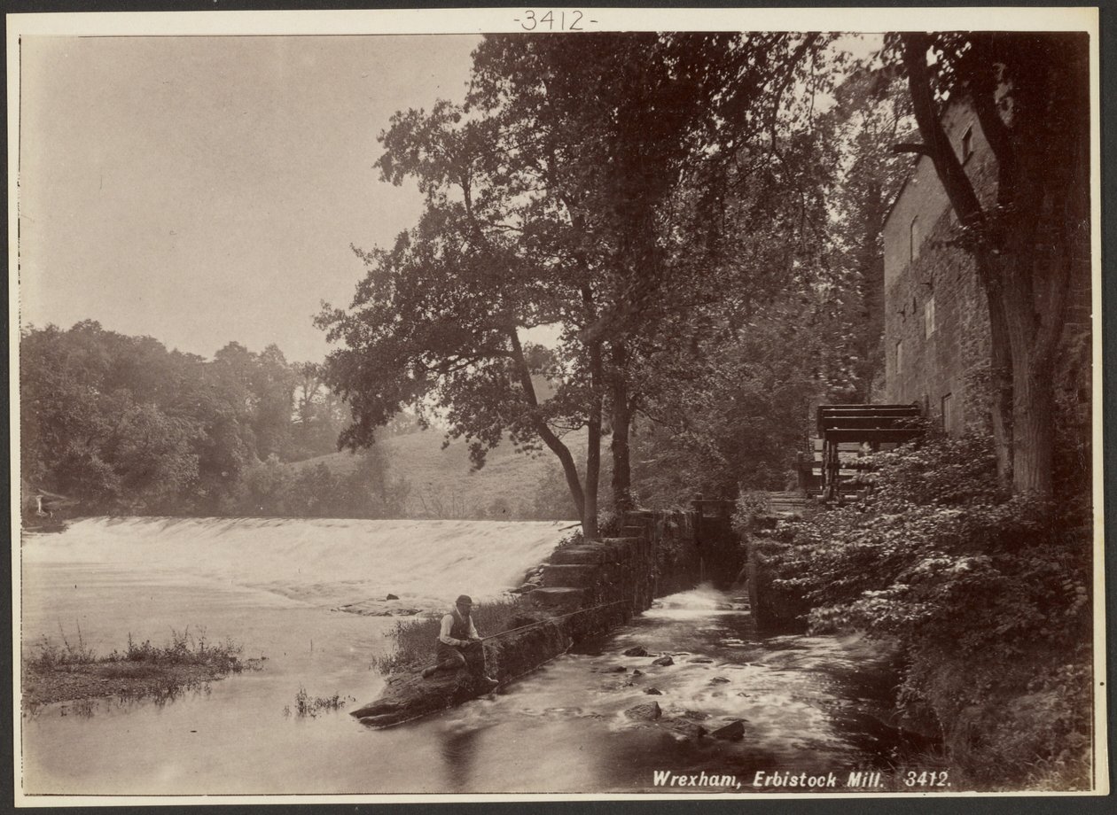 Wrexham, Erbistock Mill by Francis Bedford