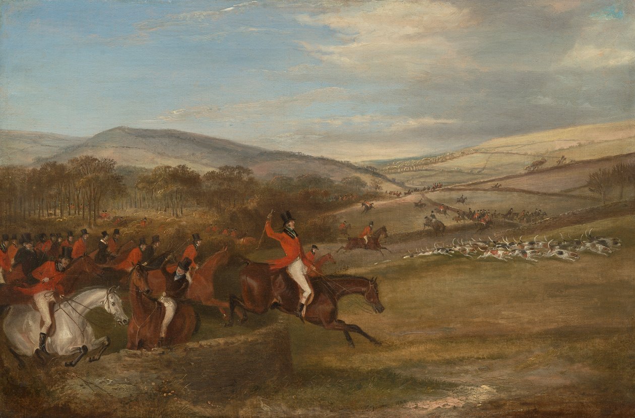 The Berkeley Hunt, 1842: Full Cry by Francis Calcraft Turner
