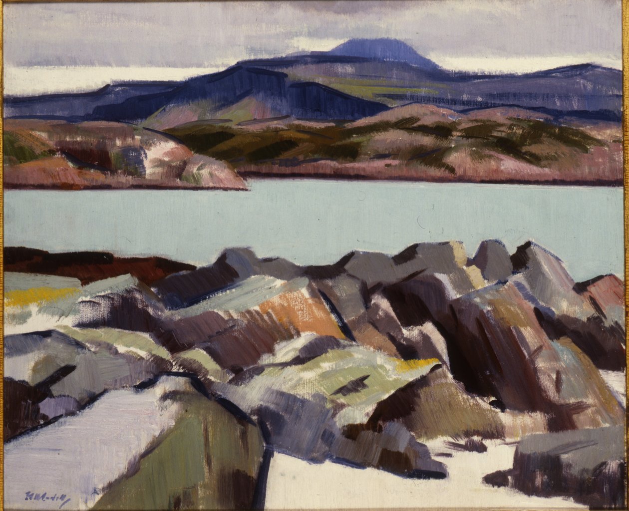 Ben More, from above Port Beag na Sligeanach by Francis Campbell Boileau Cadell