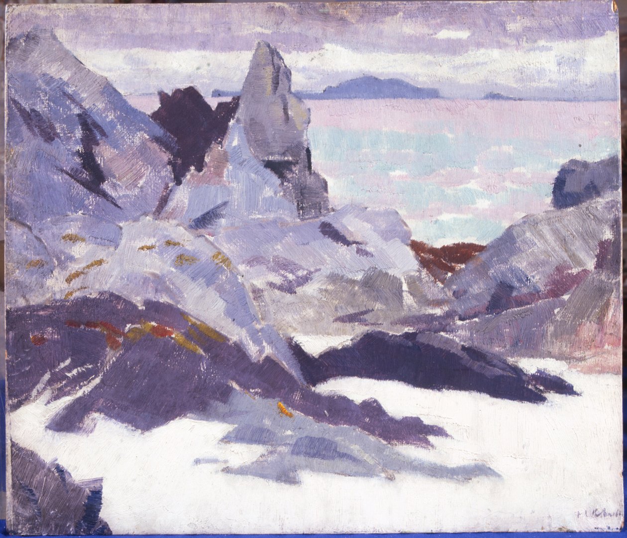 Cathedral Rock, Iona by Francis Campbell Boileau Cadell