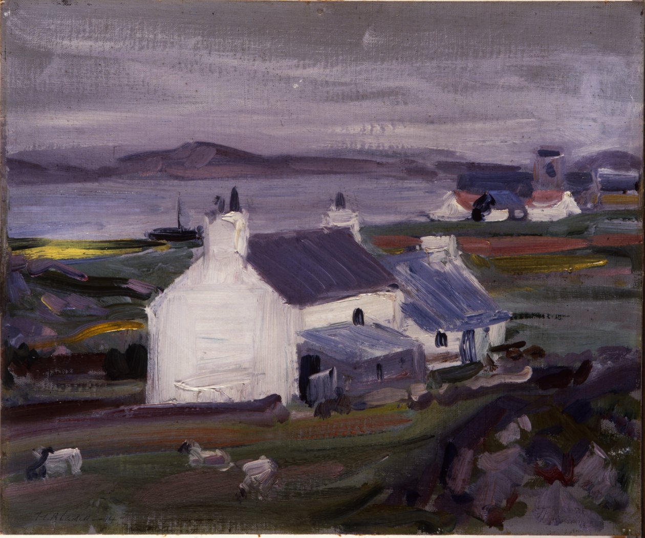 Farmsteading, Iona, Auchabhaich Croft by Francis Campbell Boileau Cadell