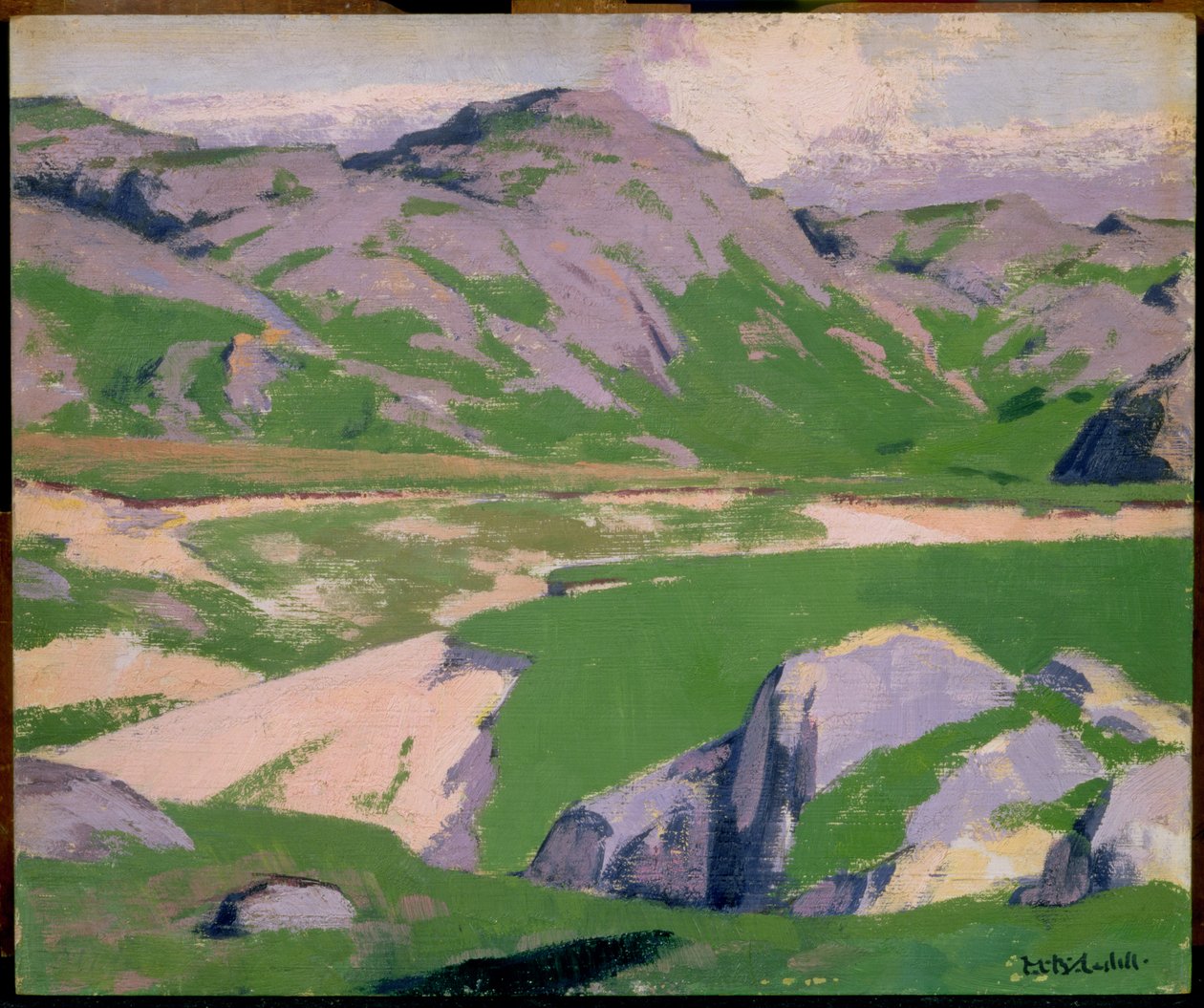 Lake and Mountains by Francis Campbell Boileau Cadell