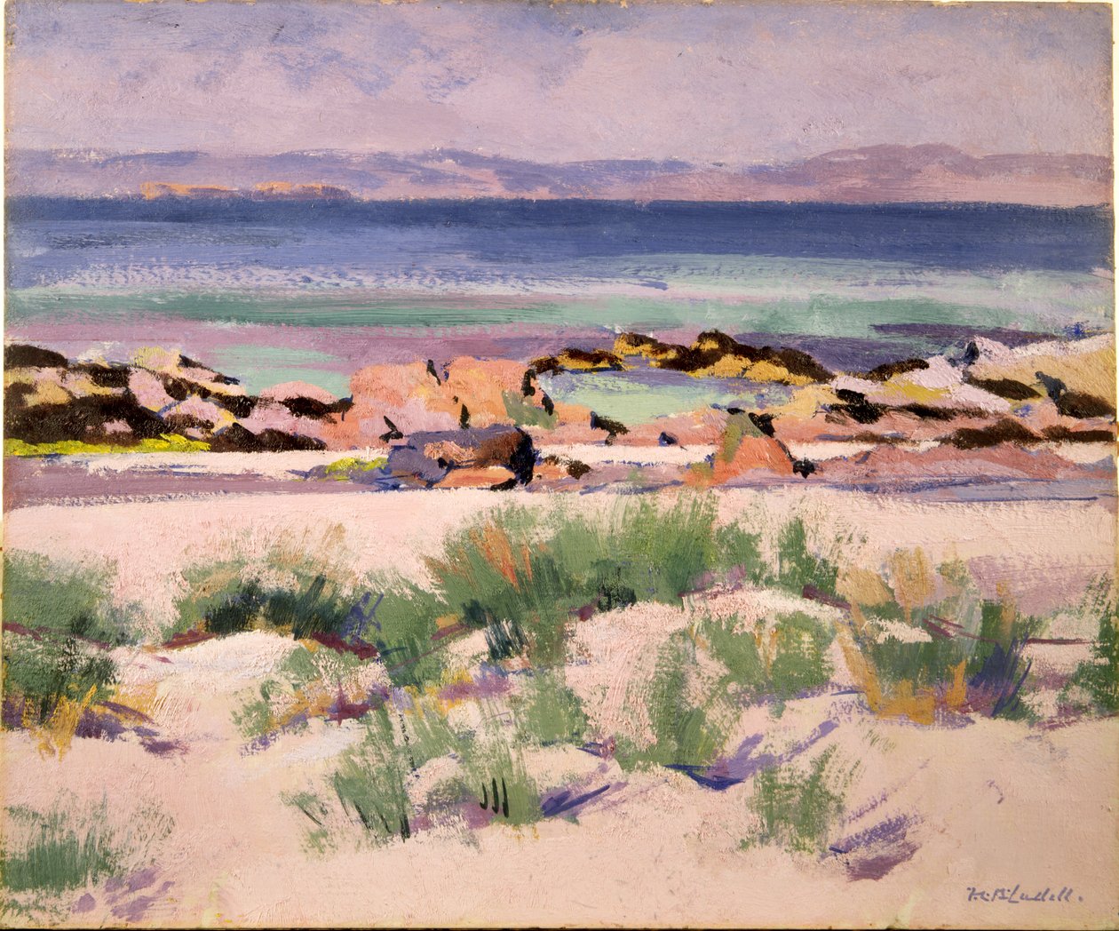 On the Shore, Iona by Francis Campbell Boileau Cadell