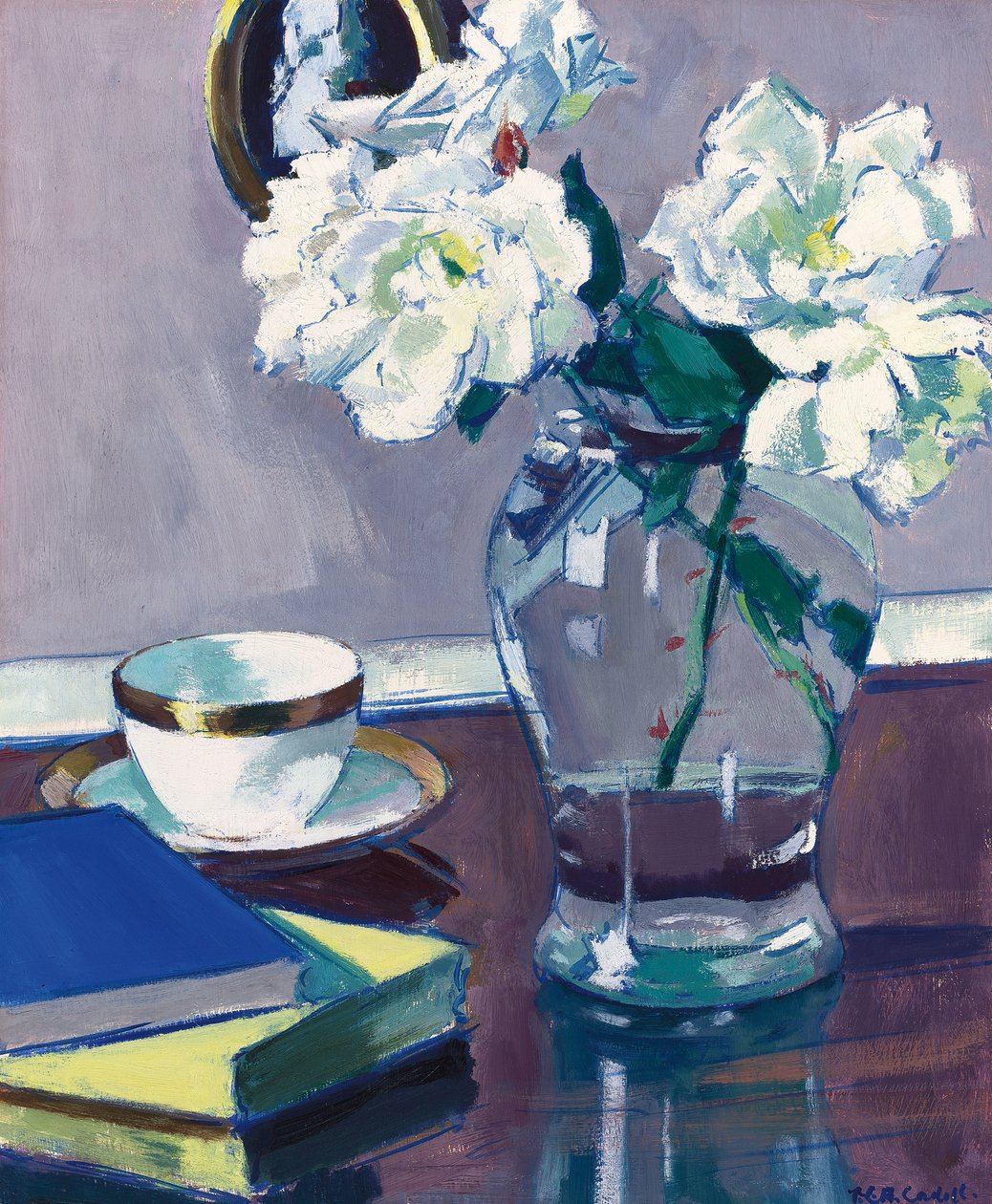 Roses, late 1920s by Francis Campbell Boileau Cadell