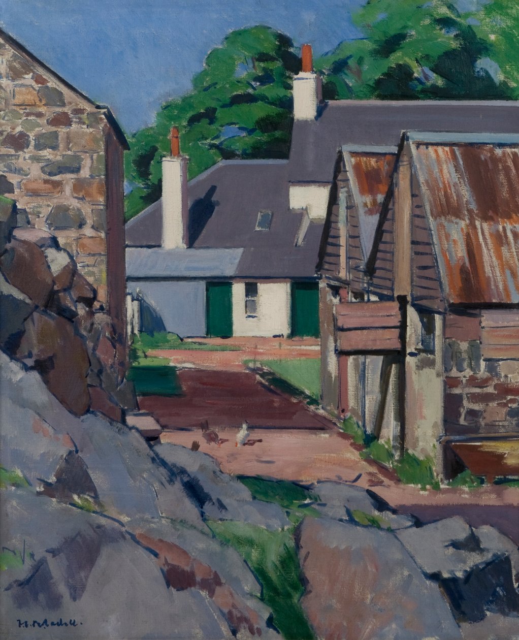 The Farm, Isle of Mull by Francis Campbell Boileau Cadell