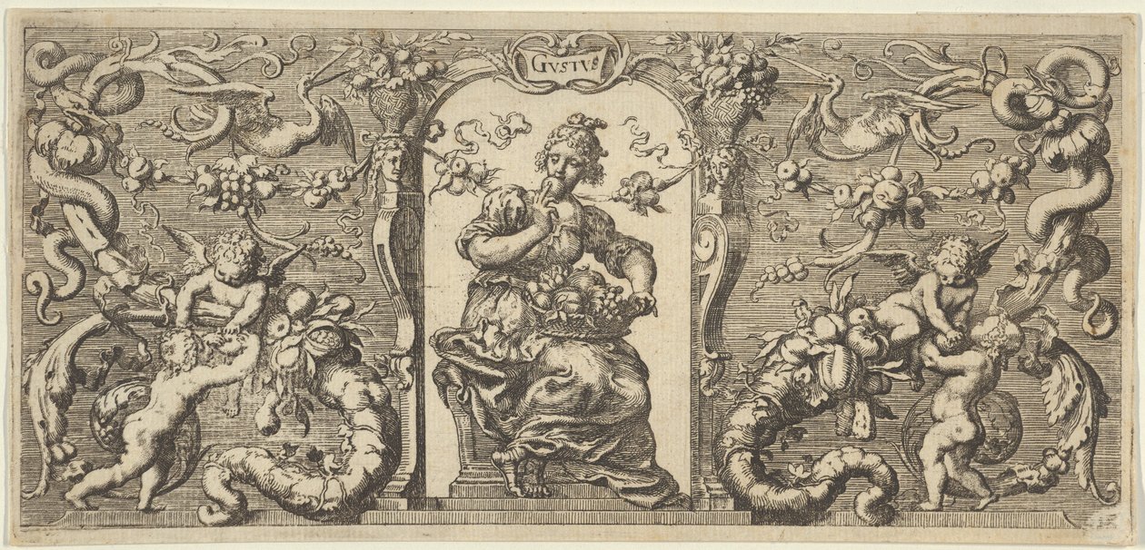 Taste, from Quinque Sensuum Five Senses, ca. 1655 by Francis Cleyn