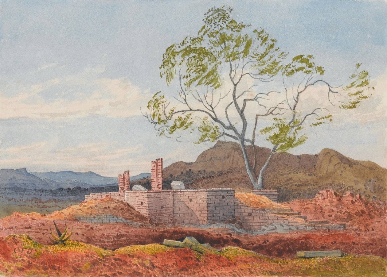 Ruin at Agoola, Tigre by Francis Cornelius James