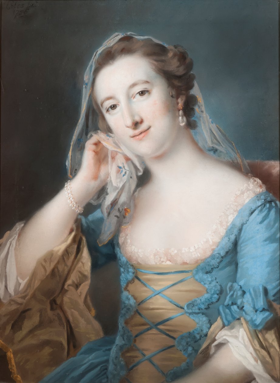 Portrait of Elizabeth, daughter of Sir Edward Hulse, 1st Baronet, 1755 by Francis Cotes