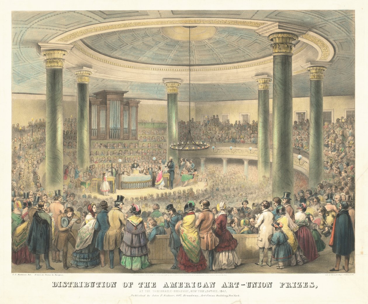 Distribution of the American Art-Union Prizes by Francis D