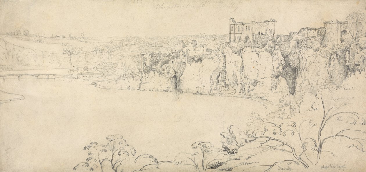 Chepstow Castle on the Wye by Francis Danby