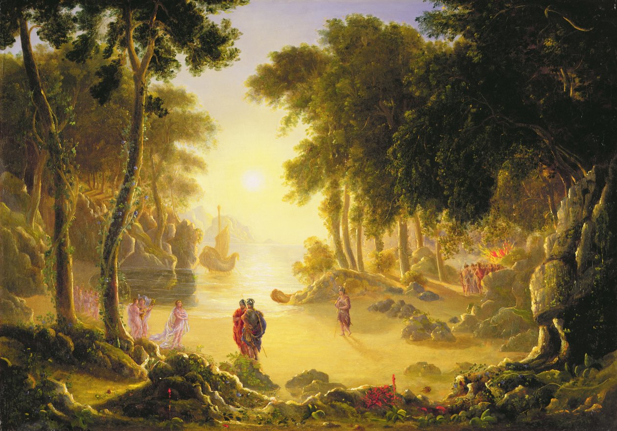 The Enchanted Island by Francis Danby
