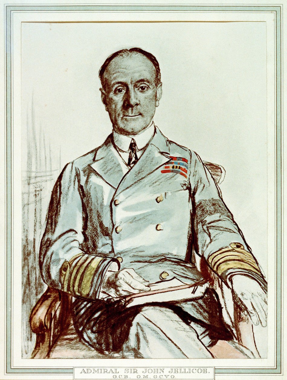 Admiral Sir John Jellicoe, G.C.B., O.M., G.C.V.O. (1859-1935) by Francis Dodd