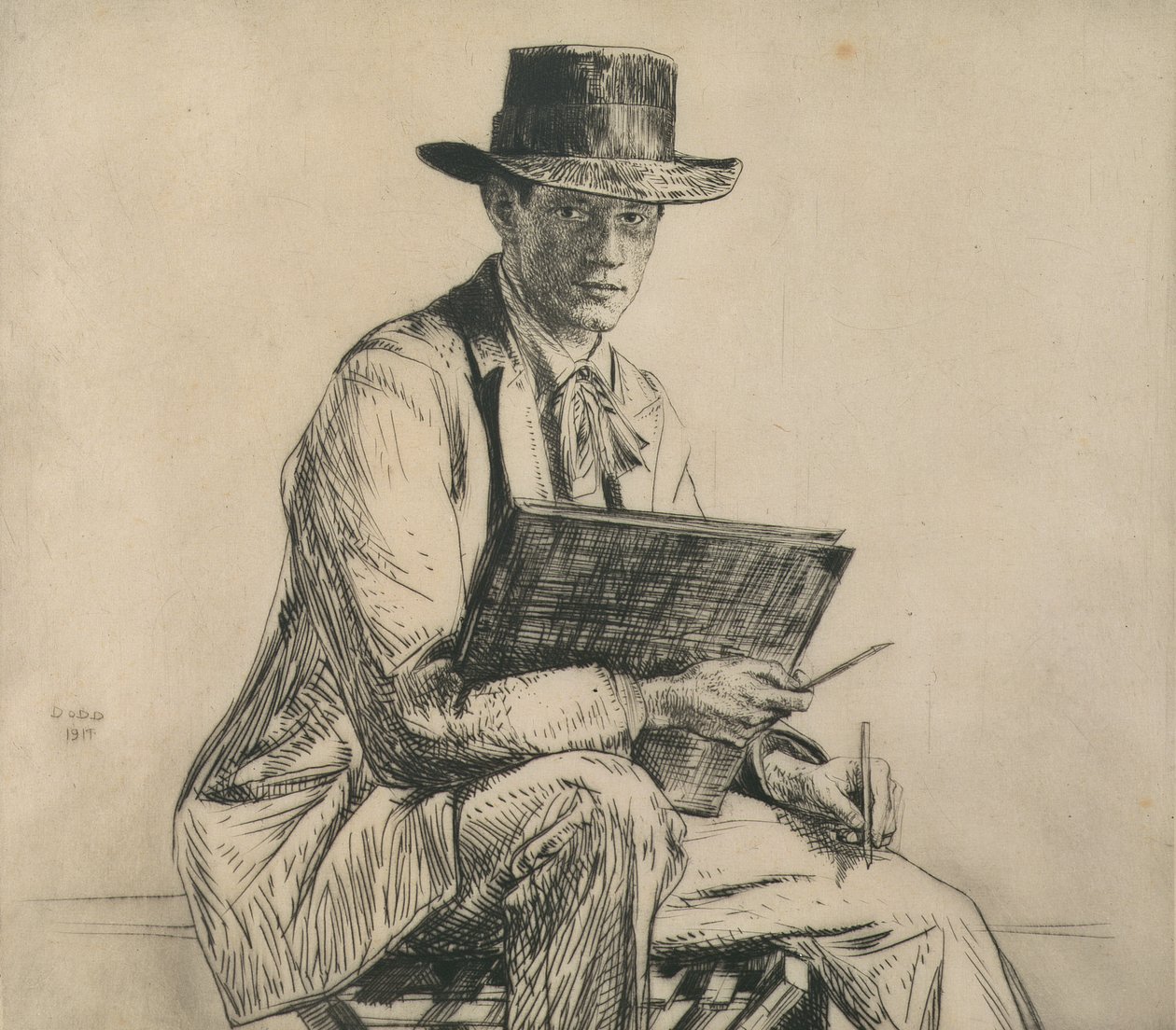 Portrait of Henry Rushbury by Francis Dodd