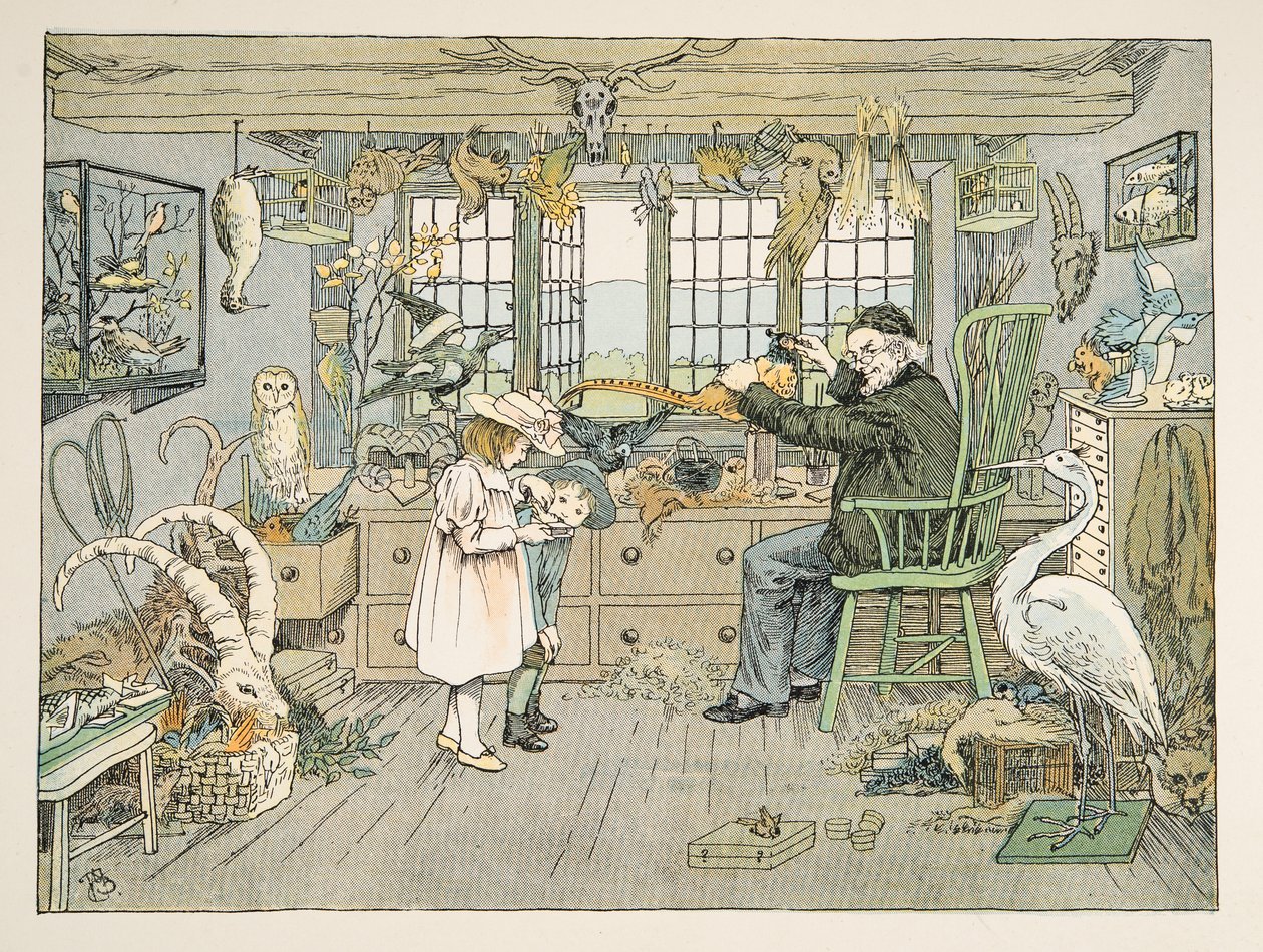 The Bird Stuffer, from Four and Twenty Toilers, pub. 1900 by Francis Donkin Bedford