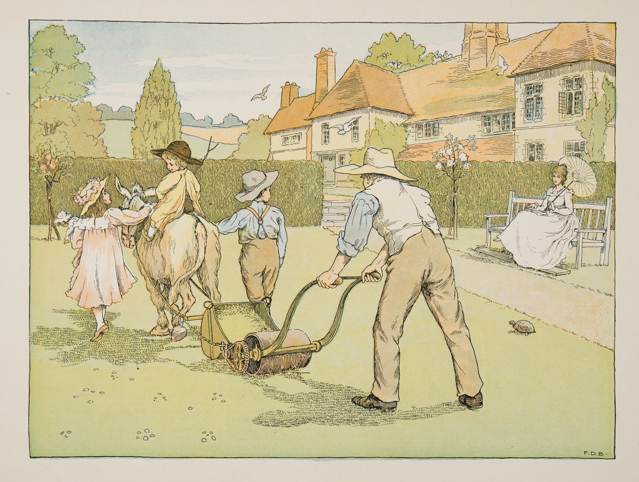 The Gardener, from Four and Twenty Toilers, pub. 1900 by Francis Donkin Bedford