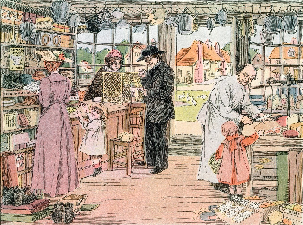 The General Store, From The Book of Shops by Francis Donkin Bedford