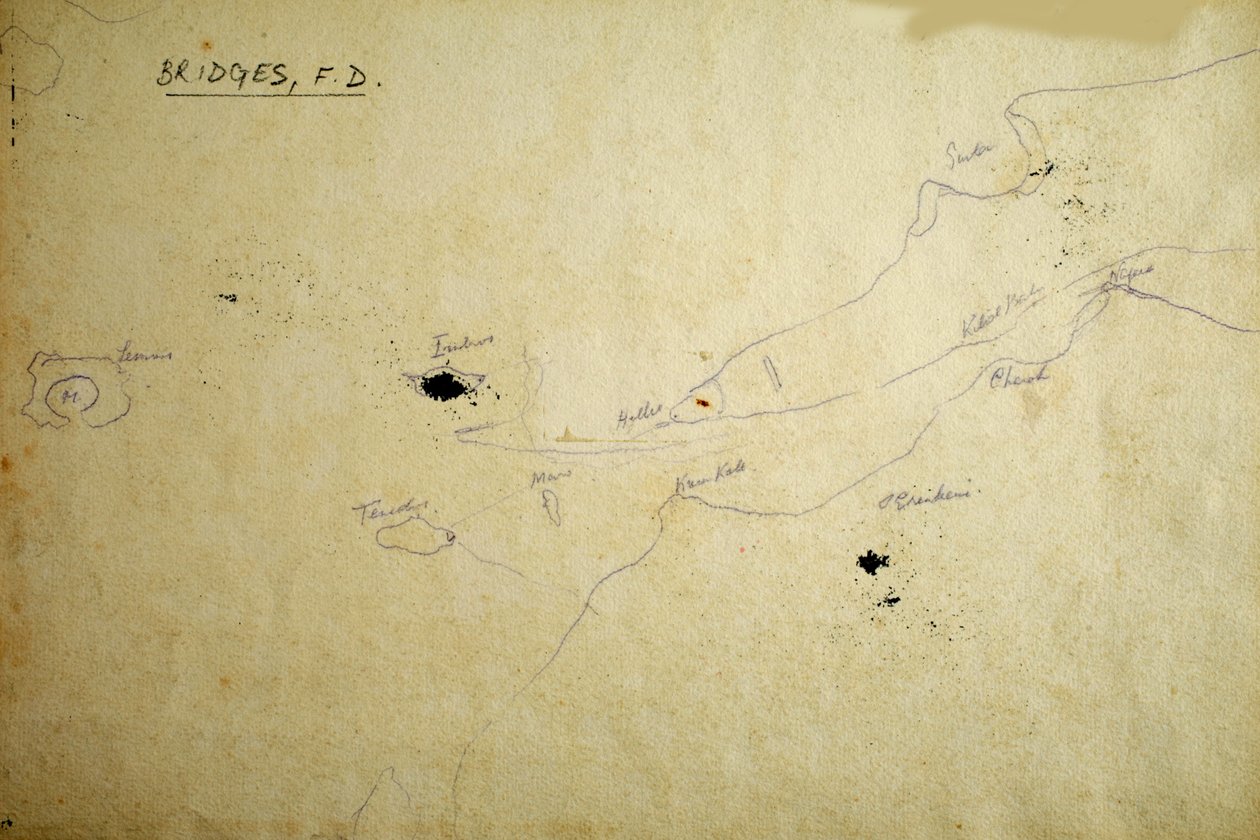 Map by Francis Doveton Bridges