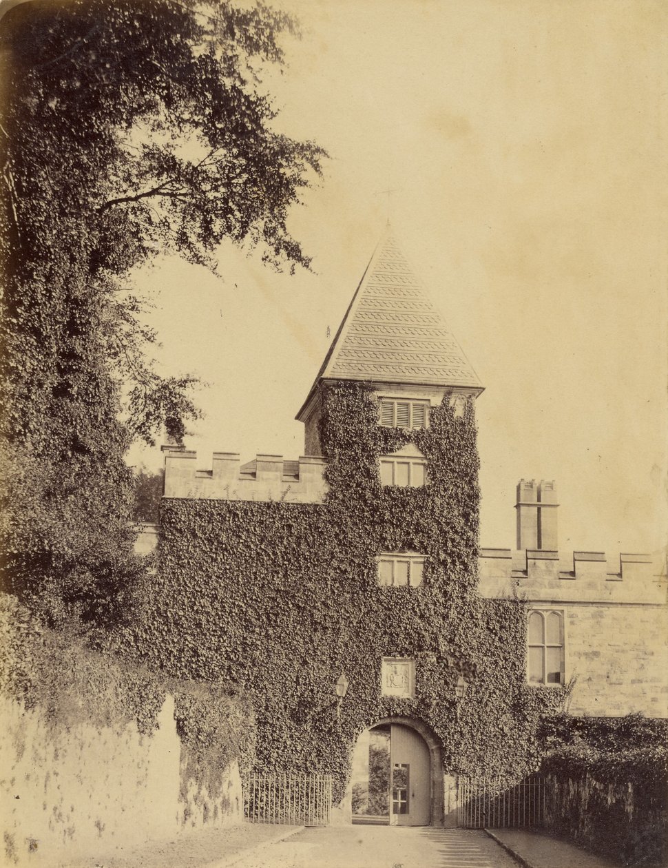 Entrance Gate and Tower, Lismore Castle by Francis Edmond Currey