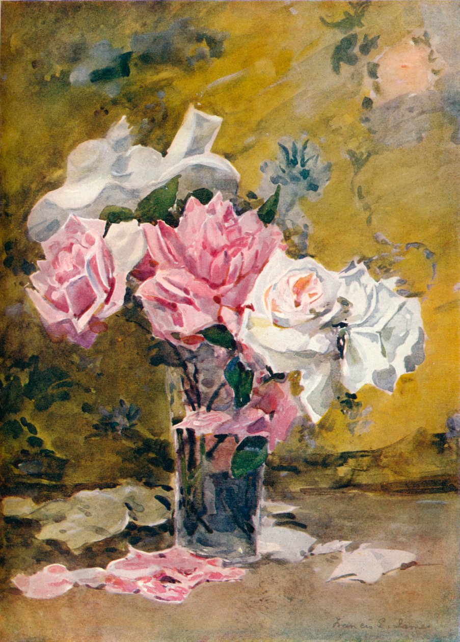 Roses and Brocade by Francis Edward James
