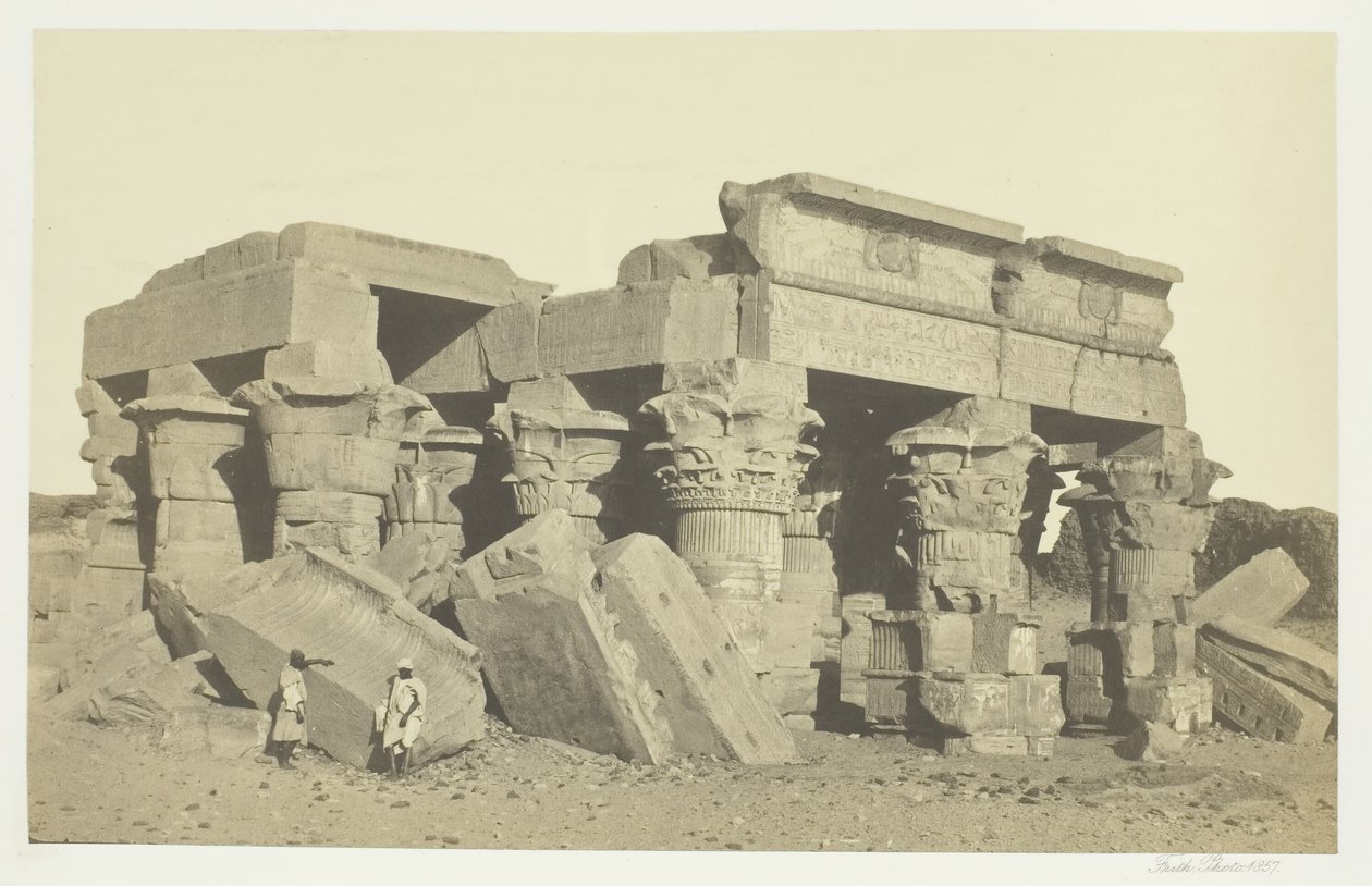 Koum Ombo, Upper Egypt, 1857 by Francis Frith