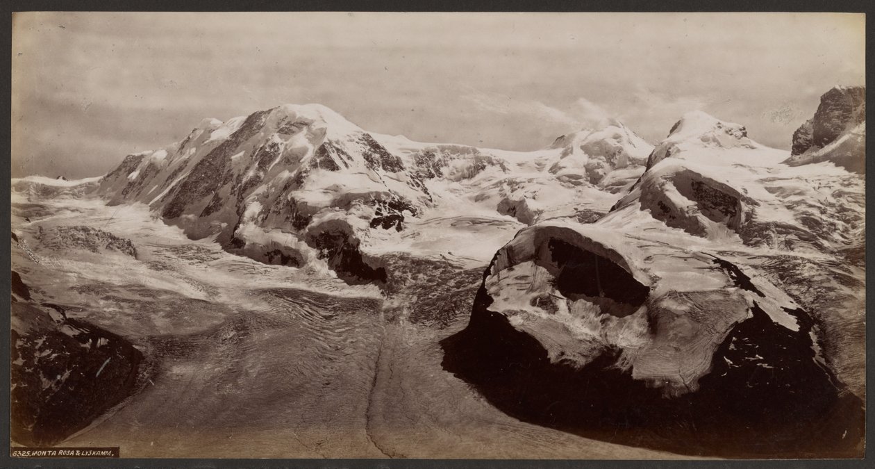 Monte Rosa and Lyskamm by Francis Frith