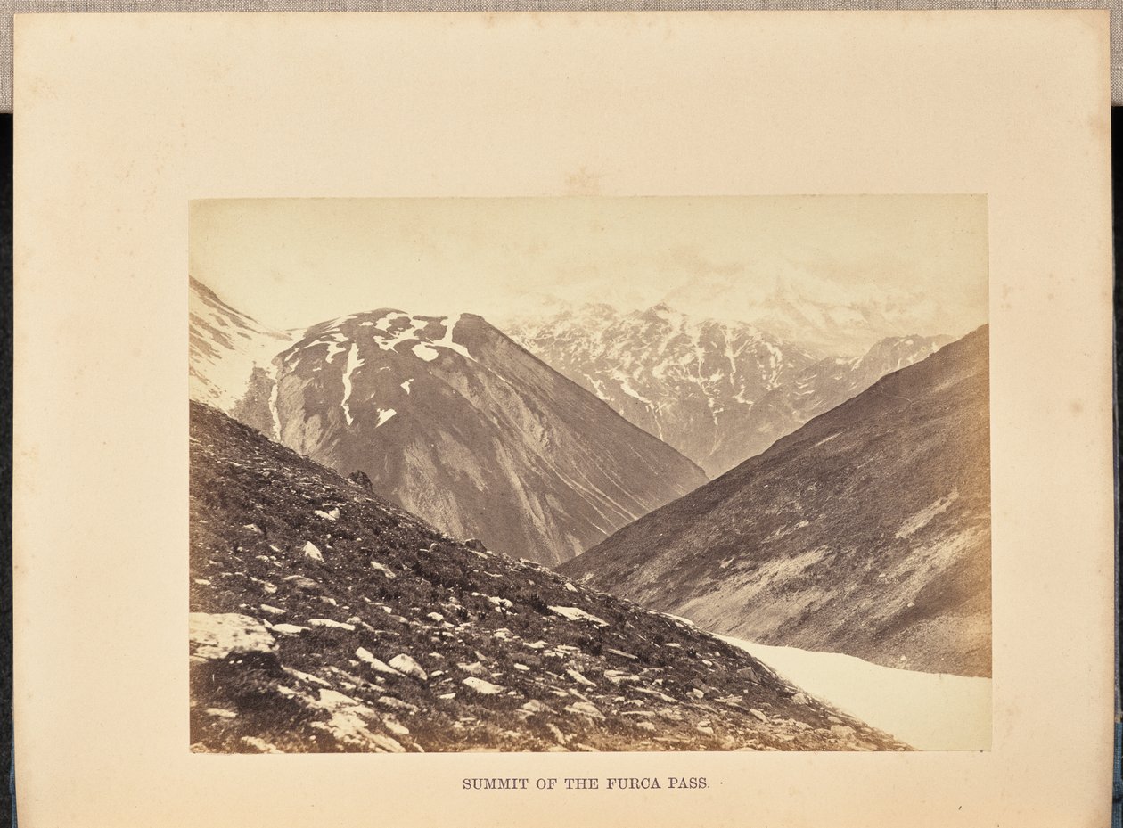 Summit of the Furca Pass by Francis Frith
