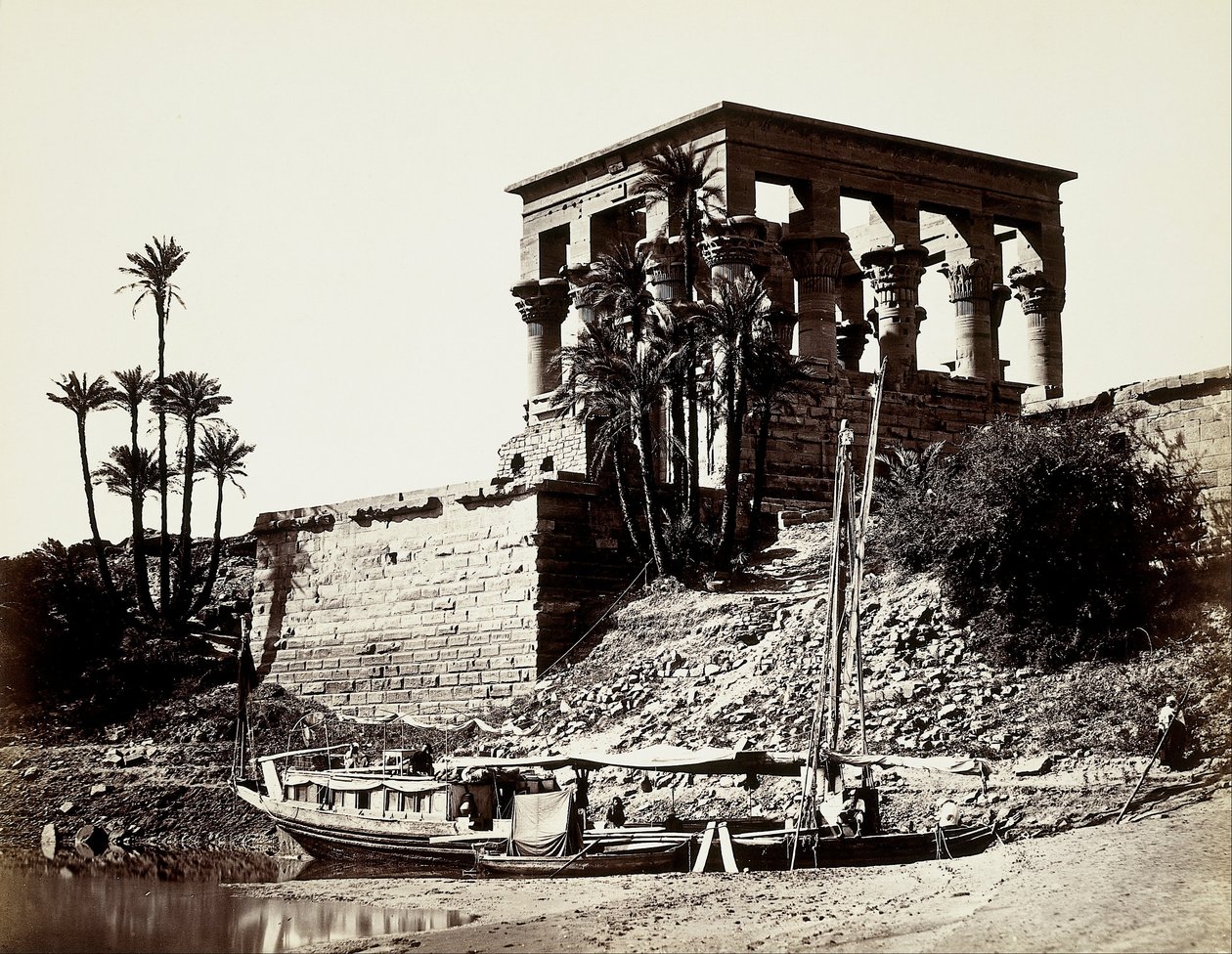 The Hypaethral Temple, Philae (Egypt) by Francis Frith