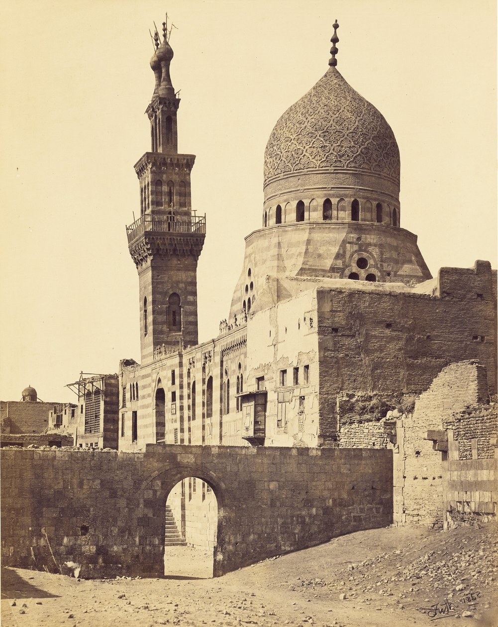 The Mosque of the Emir Akhoor, Cairo by Francis Frith