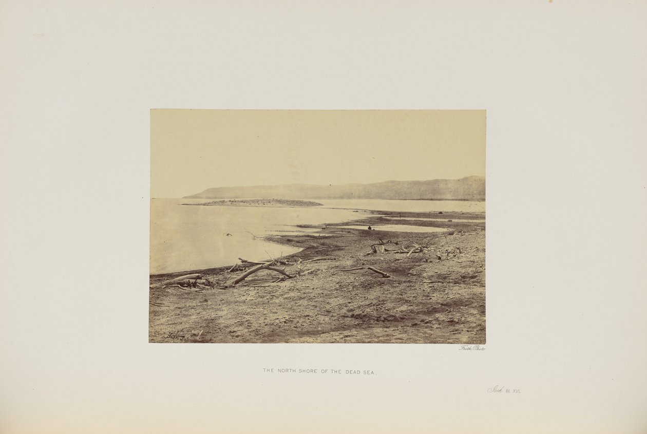The North Shore of the Dead Sea by Francis Frith