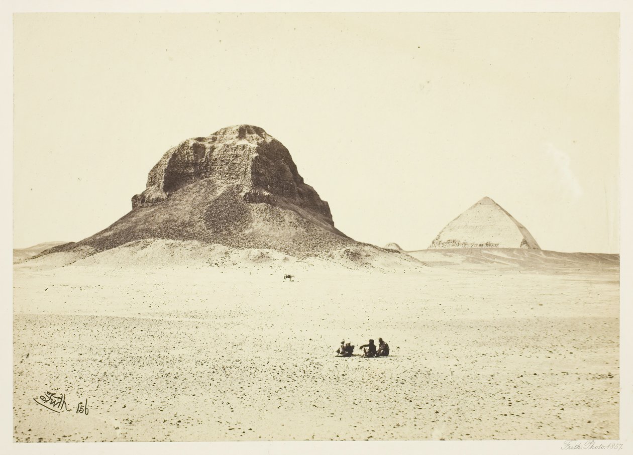 The Pyramids of Dahshoor by Francis Frith