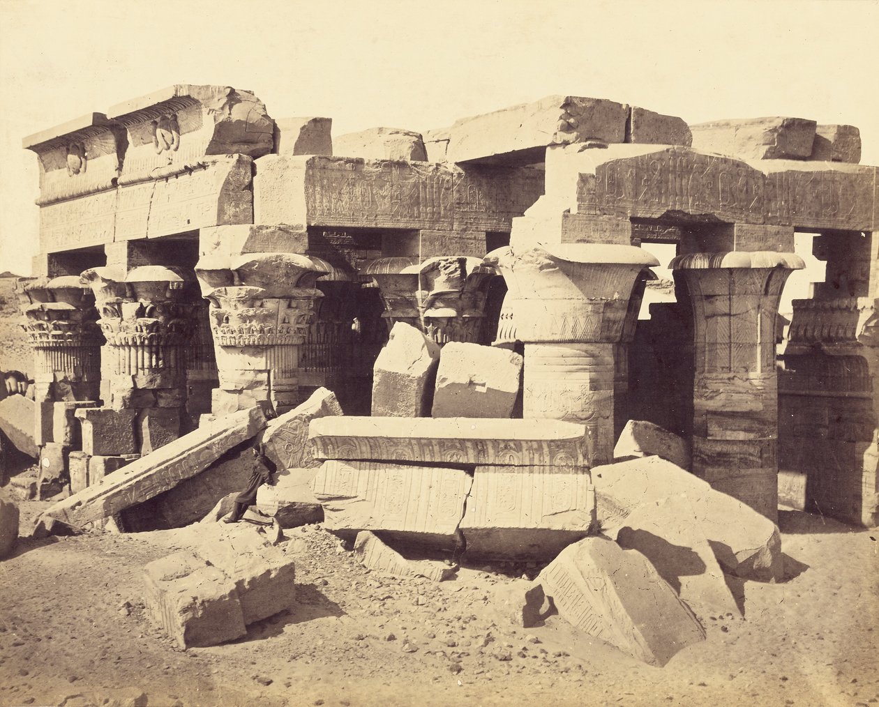The Temple of Kom Ombo by Francis Frith