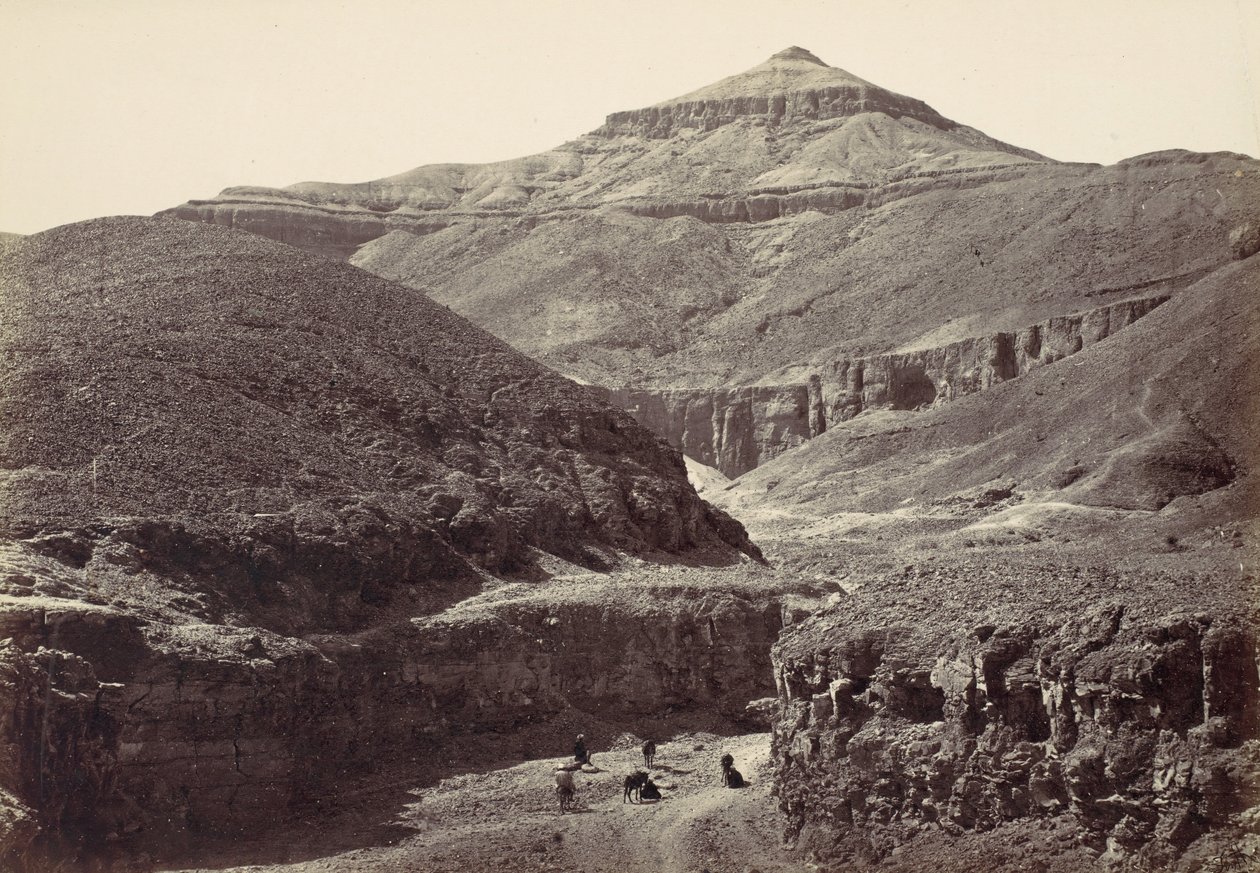 Valley of the Tombs of the Kings, Thebes, 1857 by Francis Frith